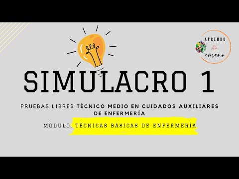 Simulacro 1. Pruebas libres TCAE, módulo TBE