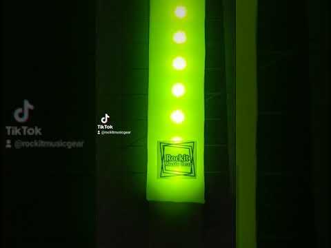 LED Guitar Strap Handmade White One Button Control Rechargeable With Charger add on image 12