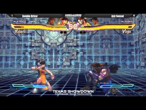 Zombie Driver vs AzizSensei - Street Fighter X Tekken (Texas Showdown)