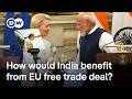 Modi India Expects Free Trade Deal With EU Before 2026 DW News