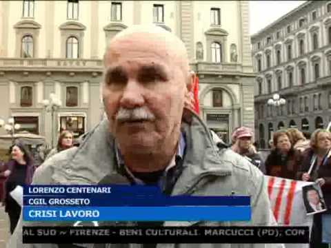 Vestaglie Azzurre Protesta a Firenze.flv