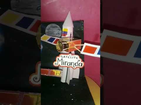 Maqueta del Satélite Simón Bolivar,Sucre y Miranda. En una sola Maqueta espacial 🌌🚀🪐🌠🛰