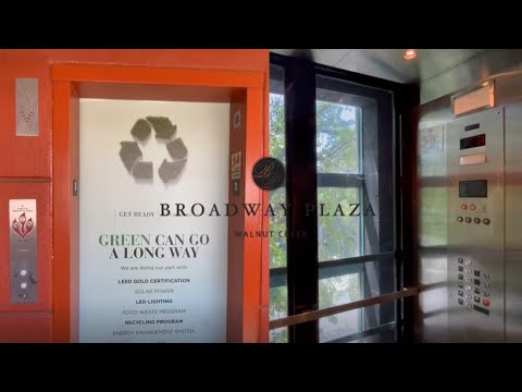 Terrible Doors! United States Hydraulic Elevator @ Broadway Plaza Parking Garage in Walnut Creek, CA