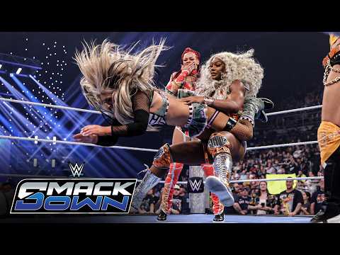 Jade Cargill attacks Tiffany Stratton after causing tag team disruption: SmackDown highlights