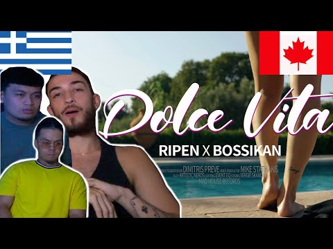 CANADIANS REACT TO GREEK MUSIC - Ripen, Bossikan - Dolce Vita (Official Music Video)
