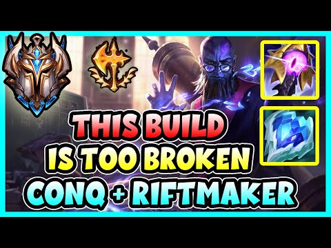 IS TANKY BRUISER RYZE BACK?! CONQUEROR + RIFTMAKER CHOVY RYZE BUILD