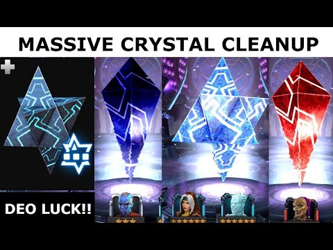 DEO Massive Crystal Cleanup! Insane Luck!! Last opening of 2021! Marvel Contest of Champions
