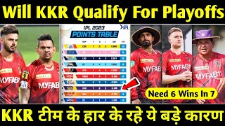 KKR Playoffs Chances For IPL 2023 | Will KKR Quality Playoffs | KKR Points Table 2023 | KKR vs RCB