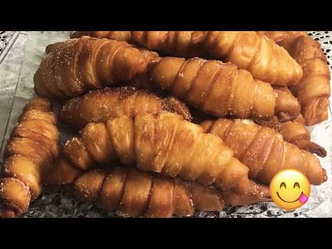 Tuto croissant frit ou beignet à la fois 🥐👌😍
