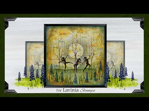 Dancing Till Dawn by Eleana Evans - A Lavinia Stamps Tutorial