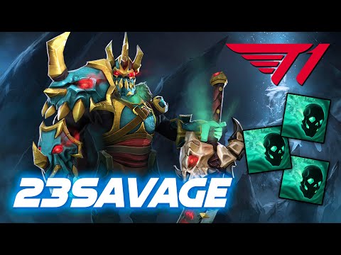 T1.23savage Wraith Skeleton King - Dota 2 Pro Gameplay [Watch & Learn]