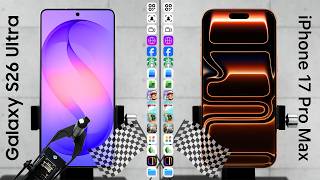 Galaxy S26 Ultra vs. iPhone 17 Pro Max Speed Test!