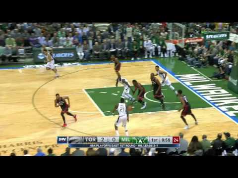 Raptors Highlights: Serg I-BLOCK-A - April 22, 2017