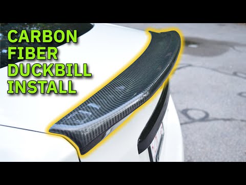 OLM Carbon Fiber Duckbill Install | 2015+ Subaru WRX