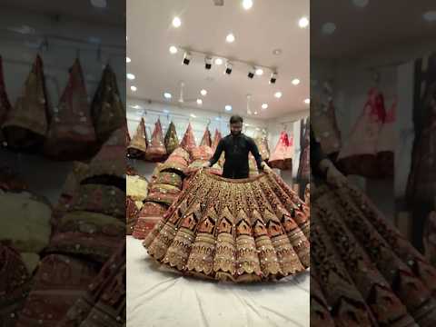 9161761177📞wall stitching Rajwada lehenga🤗🤗 wedding and reception♥️#youtuber #trending #funny#comedy