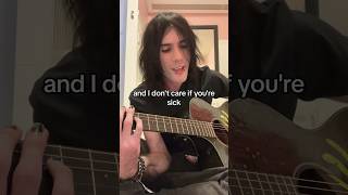 I Don’t Care if You’re Contagious - PIERCE THE VEIL acoustic cover
