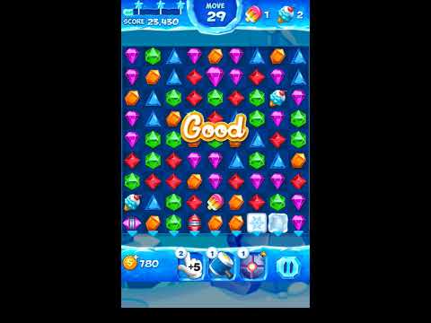 Jewel Pop Mania:Match 3 Puzzle Level 36 ( Jewel Ice Episode ) - Walkthrough ( No Booster )