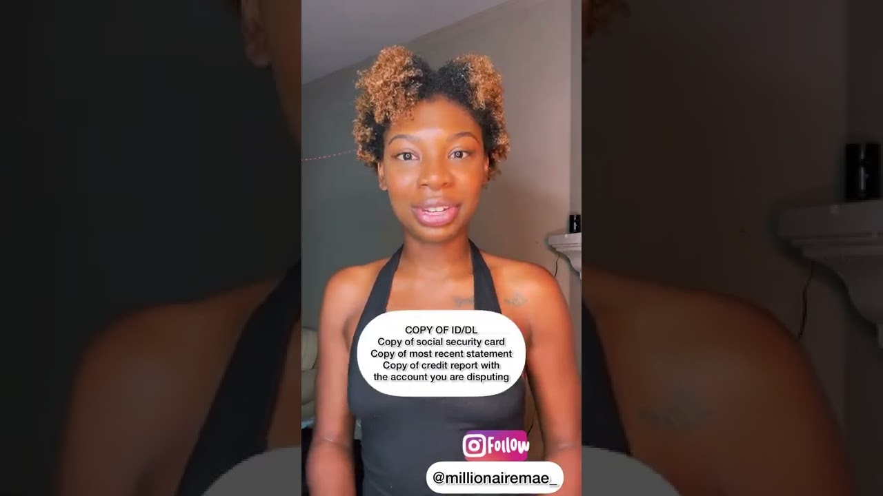 Documents you need when disputing items on your credit report! + free dispute template!