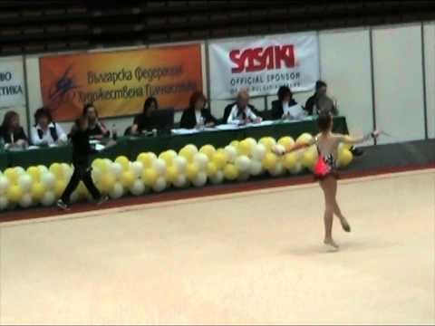 Kristiana Chalmas Rope Final Bulgarian Championship Elite cat. 2011
