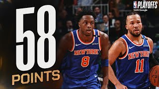 Jalen Brunson - OG Anunoby - New York Knicks - Boston Celtics