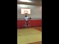 Tre' dunking between the legs