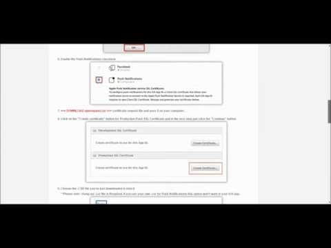 Send Unlimited Push Notifications For iPhone + Create APN Certificate - UltimateAppMaker.com