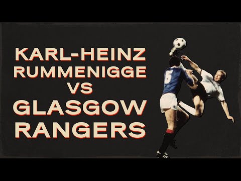 Karl-Heinz Rummenigge vs Glasgow Rangers | 1984/85 UEFA Cup | Highlights