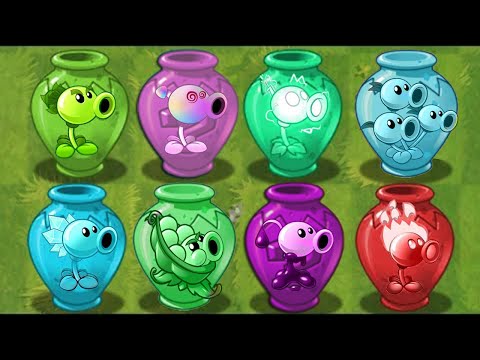 All Pea Vasebreaker VS All Zombies - PvZ 2 Gameplay Mod
