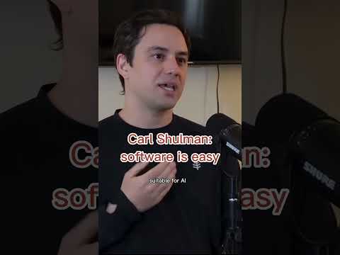 Carl Shulman: software will feel the Intelligence Explosion first.