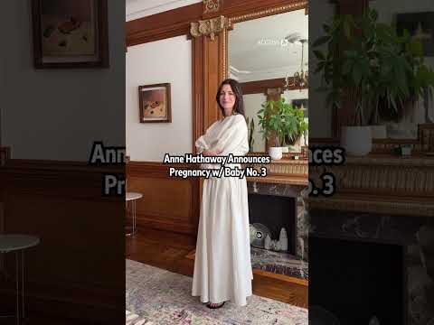 Anne Hathaway anuncia su embarazo del bebé n.º 3