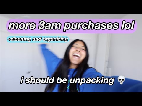 MOVING VLOG PART 2 ✨SHOPPING + CLEANING✨ | honeybobabear