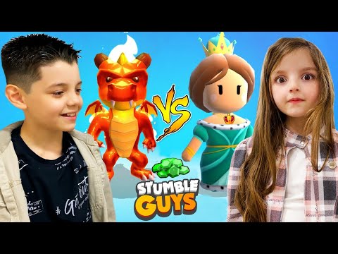 BATALHA no STUMBLE GUYS 👊 QUEM PERDER GEMA A CONTA DO OUTRO - Piero Start Games