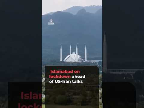 Islamabad on lockdown ahead of US-Iran talks | AJ #shorts