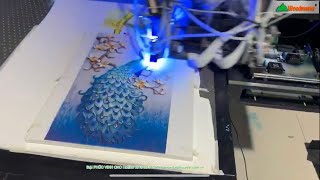 MÁY SƠN IN UV WOODMASTER- IN HỘP RƯỢU HỘP TRÀ CỰC NÉT