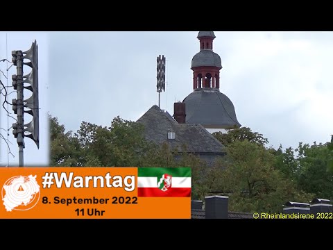 Sirenenprobe Bonn | Übung für den Katastrophenfall | Sirene Hörmann ECN 2400 | Warntag NRW 2022