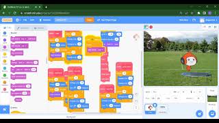 Beginner Scratch Trampoline Game TUTORIAL|| Scratch Tutorial for beginner||How to Create MyBlocks.