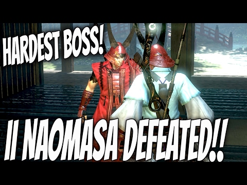 Nioh : How To Beat Ii Naomasa! Hardest Duel!! Red Demon Armor! Enko Guardian Spirit