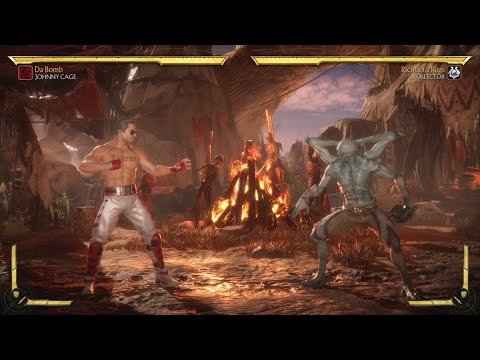 Johnny Cage vs Kollector (Hardest AI) - MORTAL KOMBAT 11