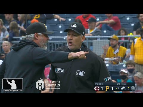 Ejection 189 - Manny Gonzalez ejects Derek Shelton after replay's base touching appeal play overturn