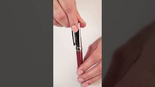 قلم لاين فضي و عنابي 151