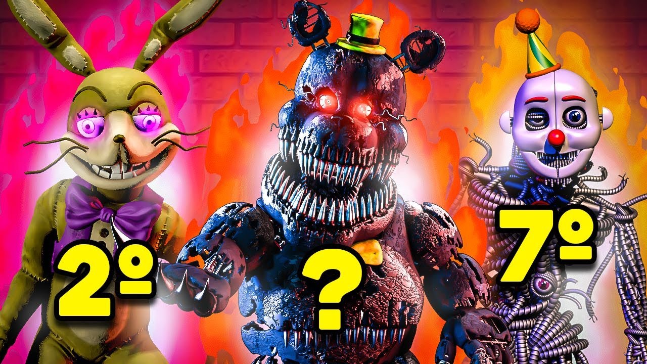 Os Animatrônicos MAIS PODEROSOS de FIVE NIGHTS AT FREDDY'S!