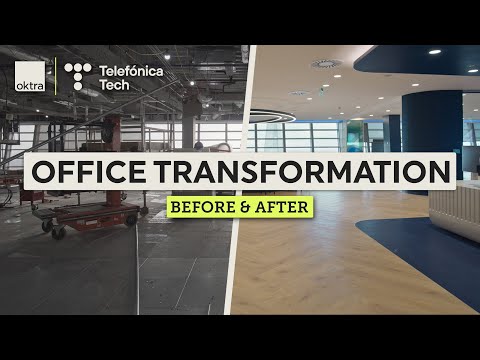 Before & After: Telefónica Tech's London Office Transformation by Oktra