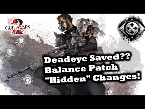 Deadeye Saved?? Balance Patch CHANGES - Nov 29th 2022 Guild Wars 2 News