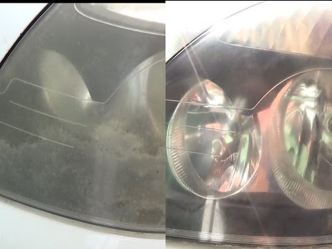 comment nettoyer phares voiture terne
