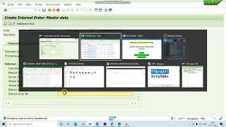 INTERNAL ORDER (BALANCE WORK ORDER) CREATION @TNEBSAPERP