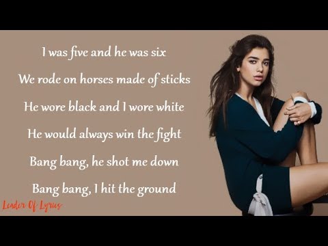 download lagu mp3 mp4 Bang Bang Lyrics Dua Lipa, download lagu Bang Bang Lyrics Dua Lipa gratis, unduh video klip Bang Bang Lyrics Dua Lipa
