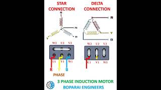 STAR VS DELTA CONNECTION #motor #transformer #star #delta #circuit #connection #wiring #electrical