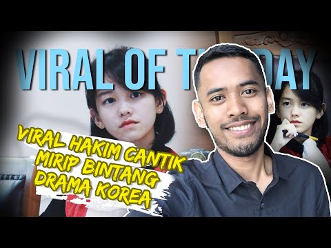 Viral hari ini hakim cantik mirip bintang drama korea