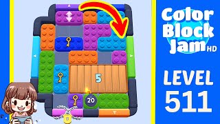 Solution du Niveau 511 de Color Block Jam