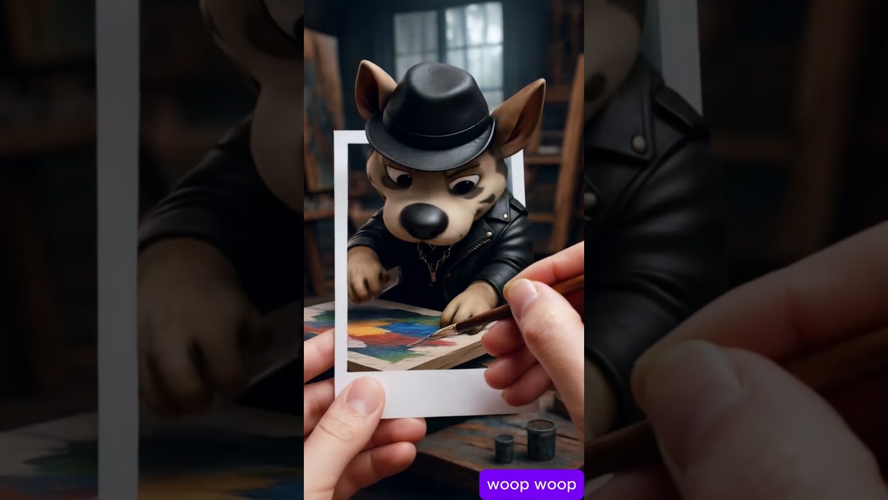 The dog on hat #cute #dogshort #dogshortstrending #dogai #shorts #cutepuppy_shorts  #viraltrending